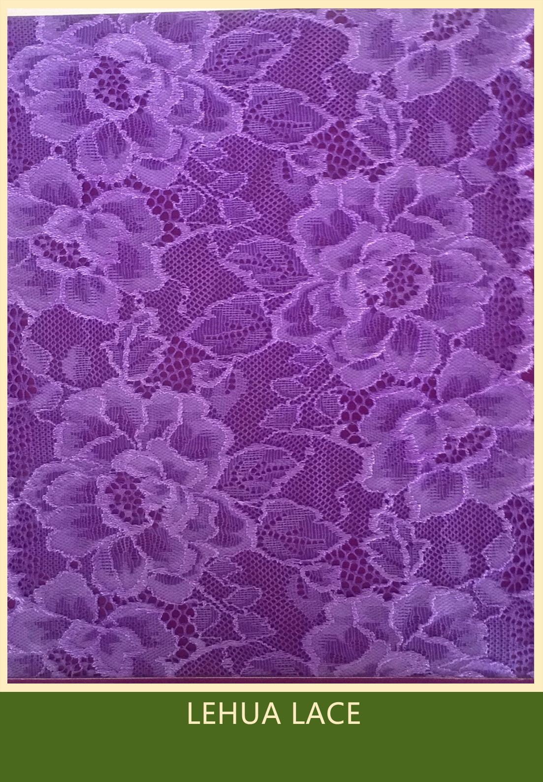 Hot Selling and nice quality Nylon Spandex Stretchy Brazil Lace from China
