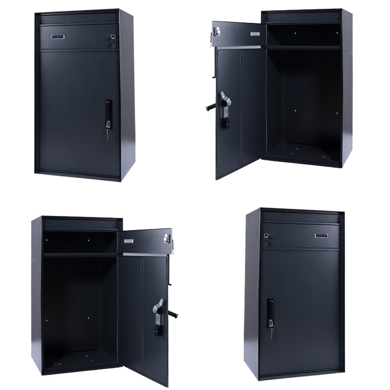 Wall Mount Lock Box Outdoor or Freestanding Home, Office, Commercial Mailbox Parcel Box