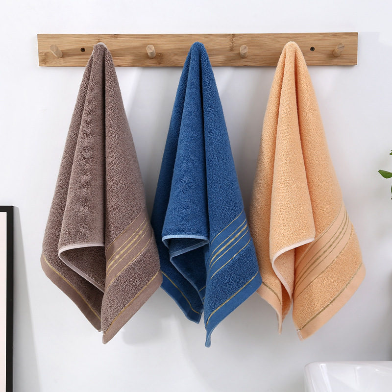 Soft and Absorbent Dark Golden Silk Towel Ideal for Home Quick-Dry Bath Head Towel