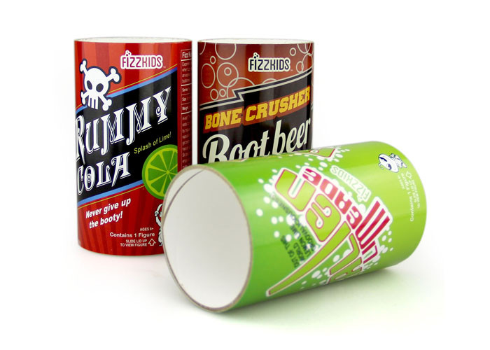 Food Garde Custom Print Paper Mailing Tube Recyclable For Food Package
