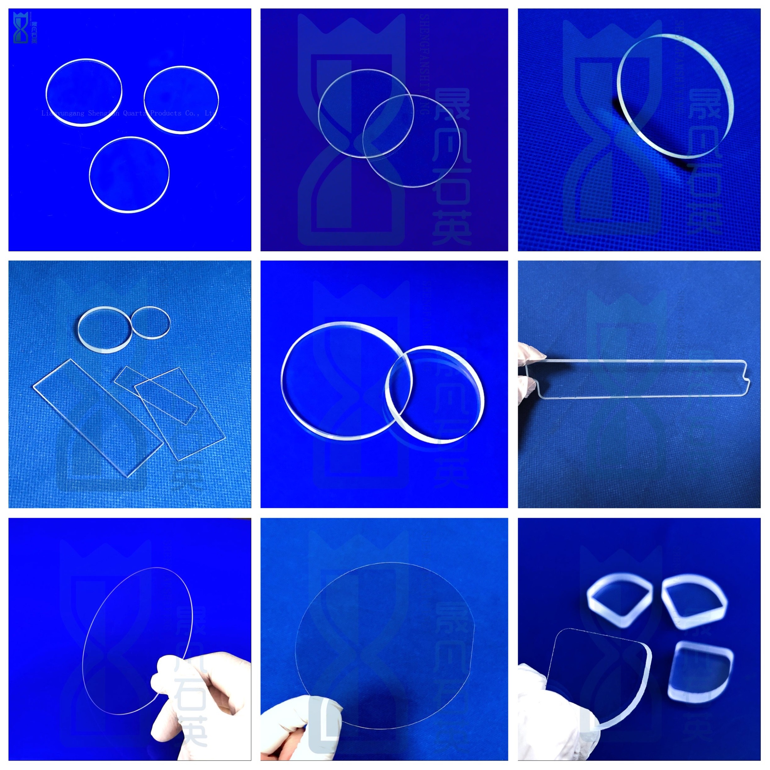 Wholesale Customized Optical Quartz Window Fused Silica Quartz Plate
