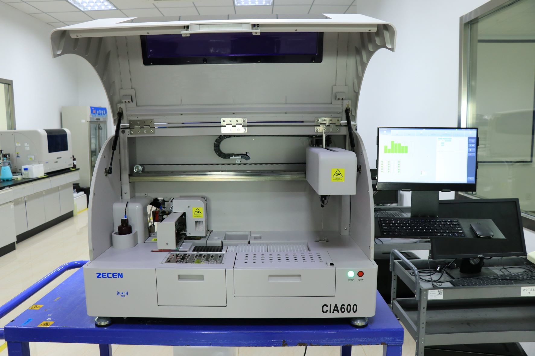 CIA 600 Plus Automated Blood Chemistry Analyzer 60 Tests/Hour
