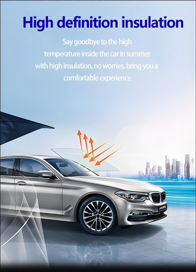 Window Tint Film Anti Reflective Car Nano Carbon Film For UV Protection