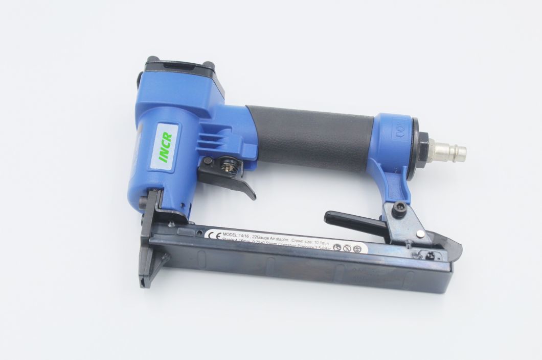 Durable 22gauge Fine Crown Air Pneumatic Staple Gun Air Stapler 1416 for Furniture Decoration