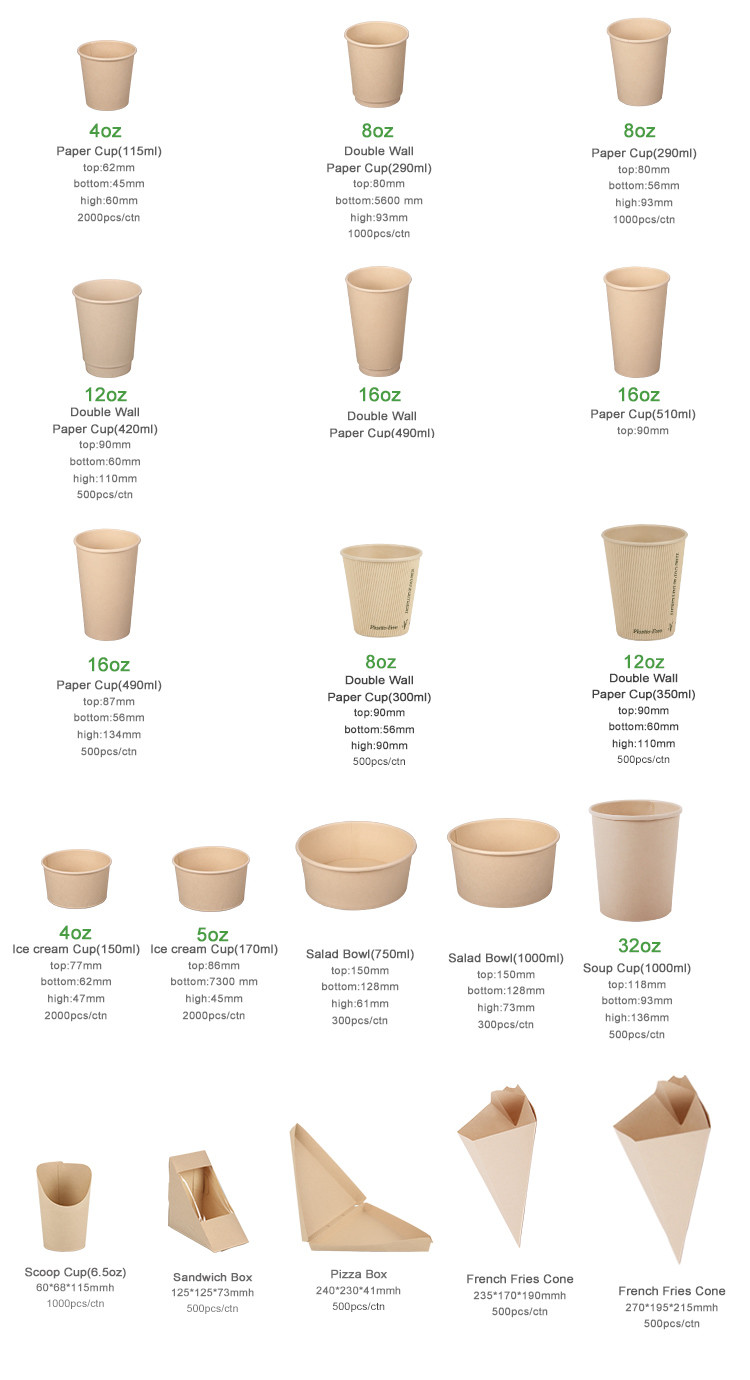 770ml 1270ml 1900ml Cardboard Takeaway Boxes For Salad Sushi