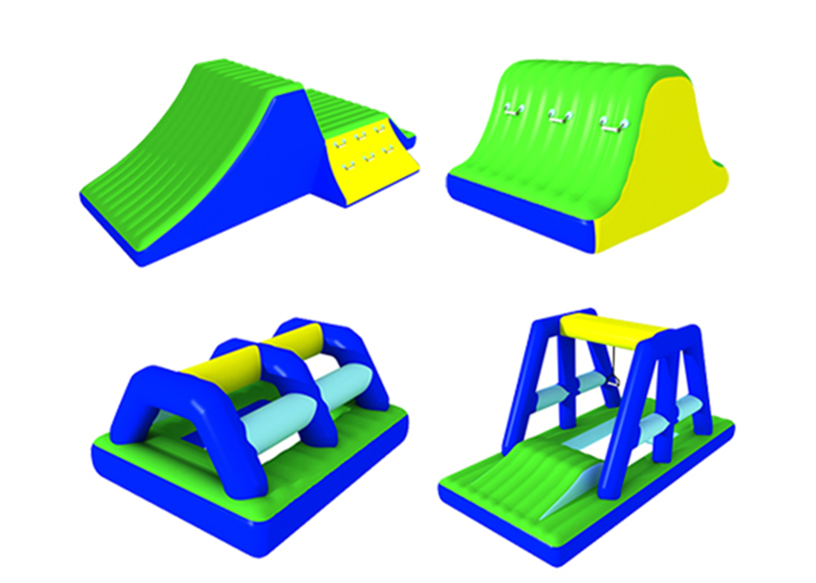 Funny Water Sport Equipment Inflatable Floating Water Park For Family Activity