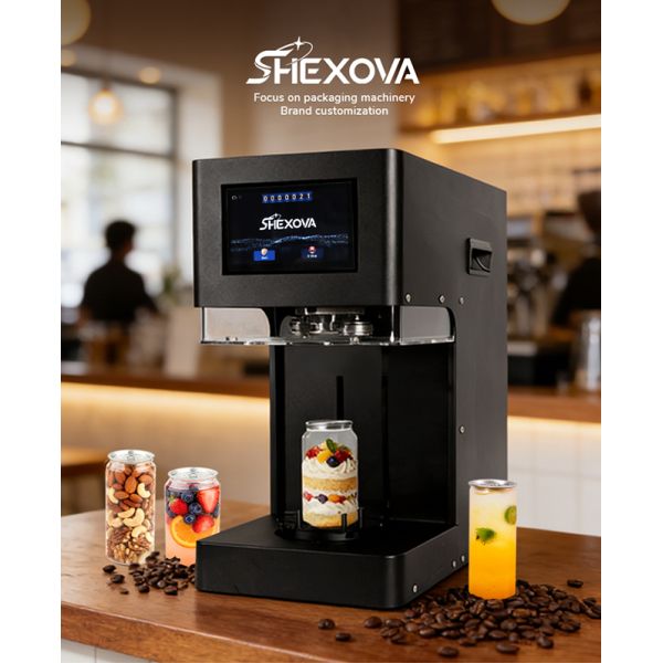 110V/220V Automatic Pet Aluminum Can Sealer Machine With Touch Screen