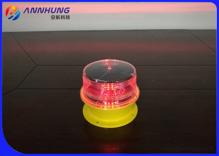 FAA L810 Solar Led Warning Light , Low Intensity Aviation Obstruction Light 1.8w