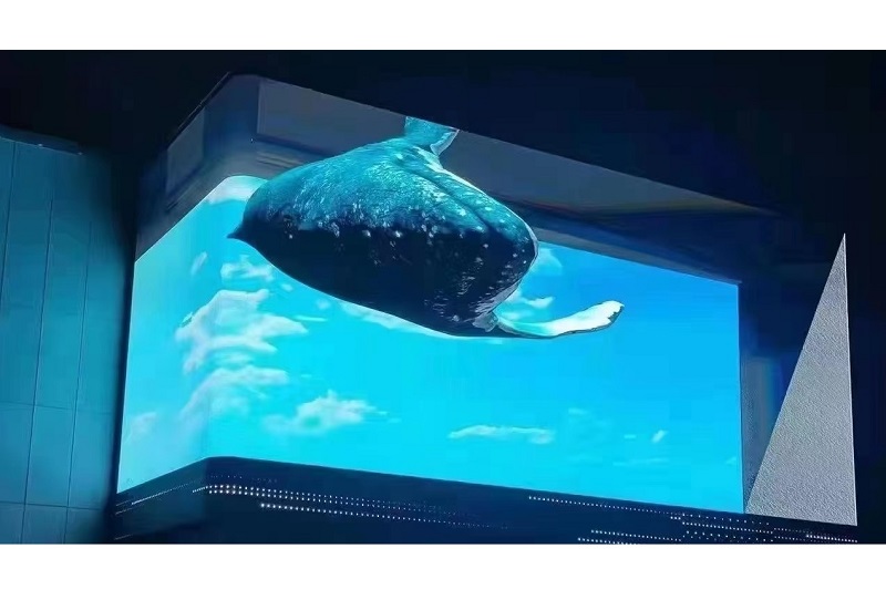 Guangzhou shenzhen p5 p8 p10 naked eye video wall digital led display screen waterproof led video 3d billboard advertising