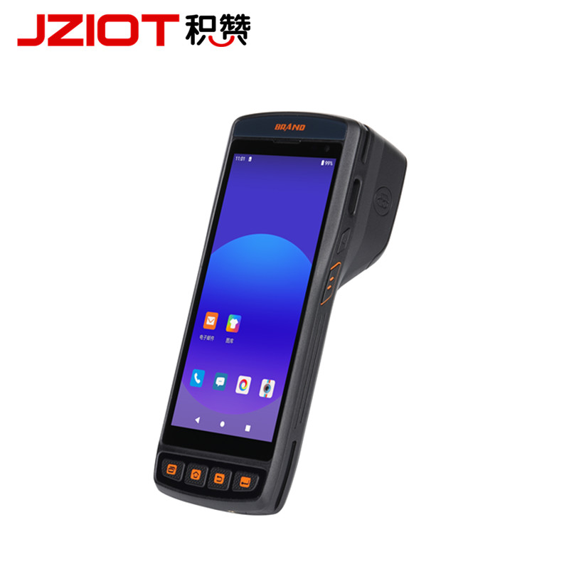 Handheld Barcode Scanner Android V800 Data Terminal Pda Scanner With Thermal Printer