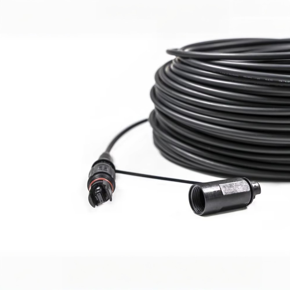 Waterproof MPO Trunk Cable with MPO Breakout Fiber Optic Cable 12/24 Core