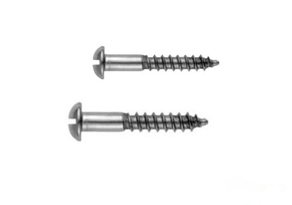 Stainless Steel Slotted Drive Oval Head Wood Screws Slotted Round Head Furniture