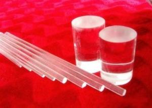Buy cheap High Transparency Quartz Glass Light Guide Rod , Optical Solid Glass Rod Dia.35mm product