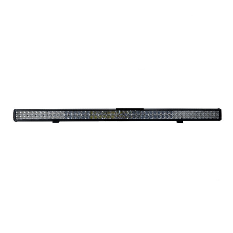 Black Aluminum 40000 Lumens LED Car Light Bar 300W Toughed Glass Bending Style