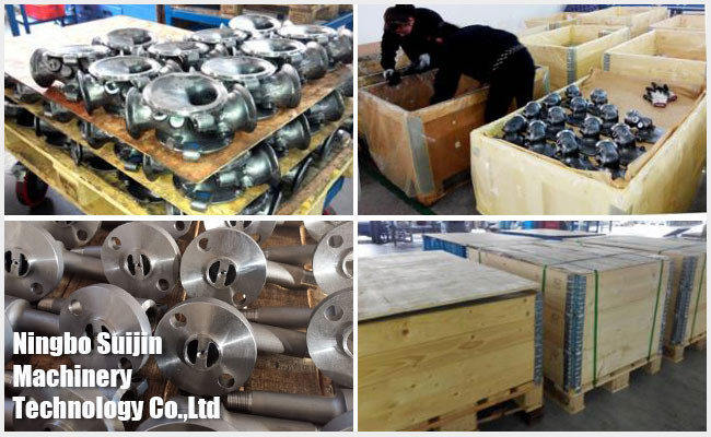 Wear Resistant Steel Castings Pipe Flanges , SS304 Stainless Steel Engine Parts