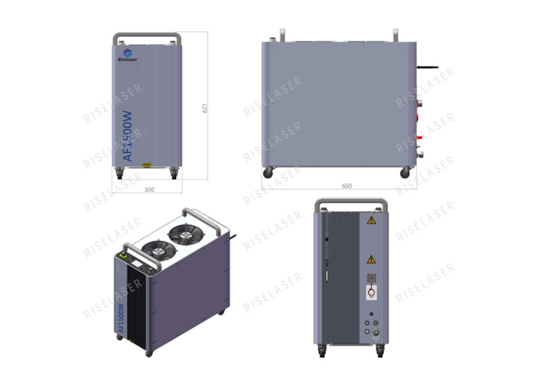 Air Cooled GW Laser Source Mini Laser Welding Machine 60KG Only Replace TIG MIG Welding