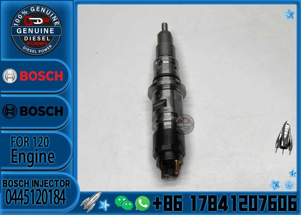 New Common Rail Fuel Injector 0445120384 4988835 0445120071 0445120184 0445120185 0445120267 for Engine ISB 6.7