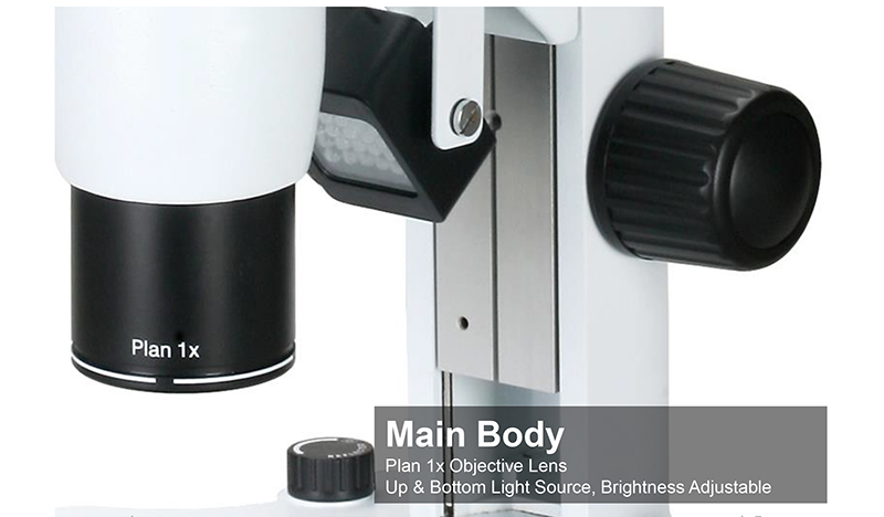 A23.1001-T LED Zoom Stereo Microscope With Digital Slr Camera