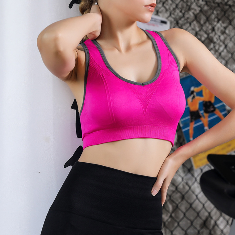 supportive High Impact Sports Bras For Women Nylon Material Odorless