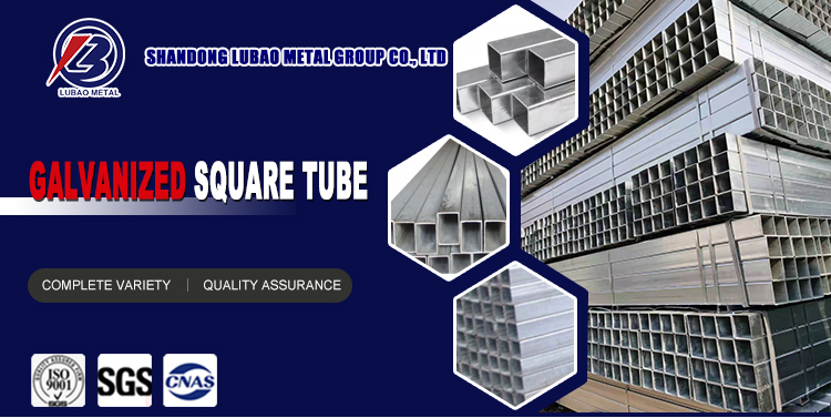 Galvanized Square Pipe ASTM A500 MS Steel 1020 Shaped Small Diameter Structural Rectangle Seamless Square Tube Non-oiled