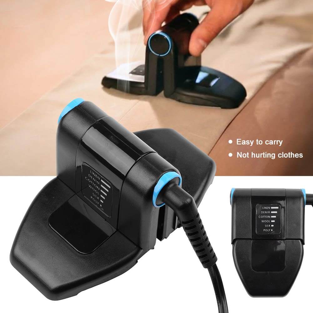 Collar Perfect Mini Iron Compact Touchup Garment Steamer for On-the-Go Wrinkle Removal