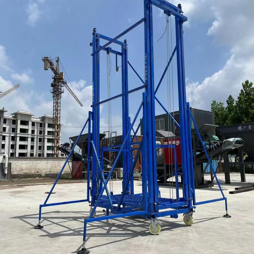 Decoration Remote Control Scaffold Hoist Platform 8m