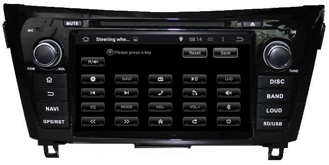 Ouchuangbo Car GPS Stereo DVD Multimedia Kit for Nissan QashQai /X-Trail 2014 Android 4.4 3G Wifi Bluetooth OCB-8052D