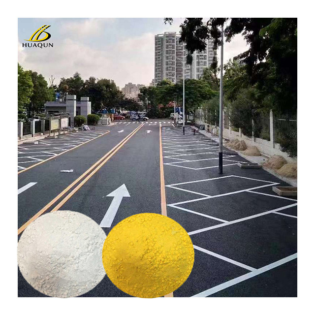 Customized Road White Line Paint , Pavement Line Paint Powder With 5% Premixed Glass Beads