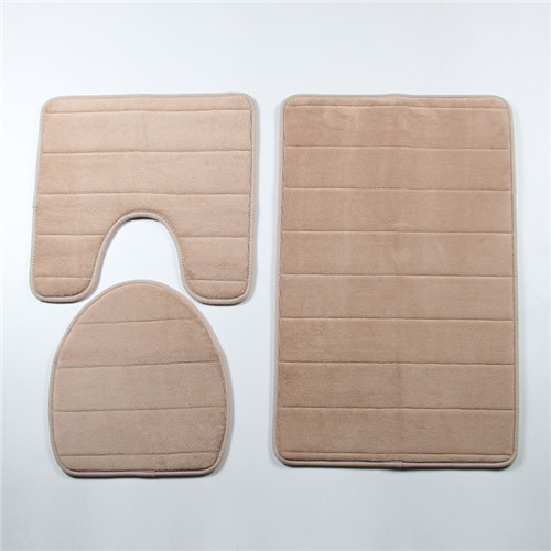 BSCI Non Slip Memory Foam Bath Mat Rug Runner With SBR Backing