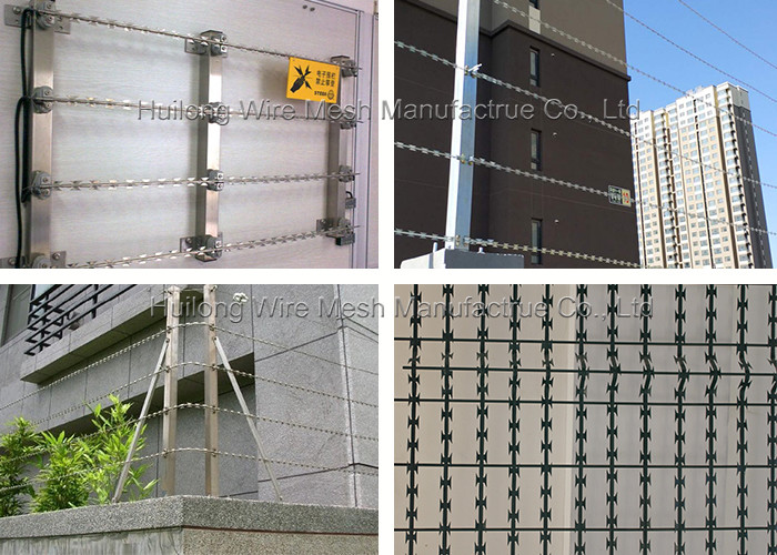 ASTM Single Loop Concertina Razor Wire Fence 2mm