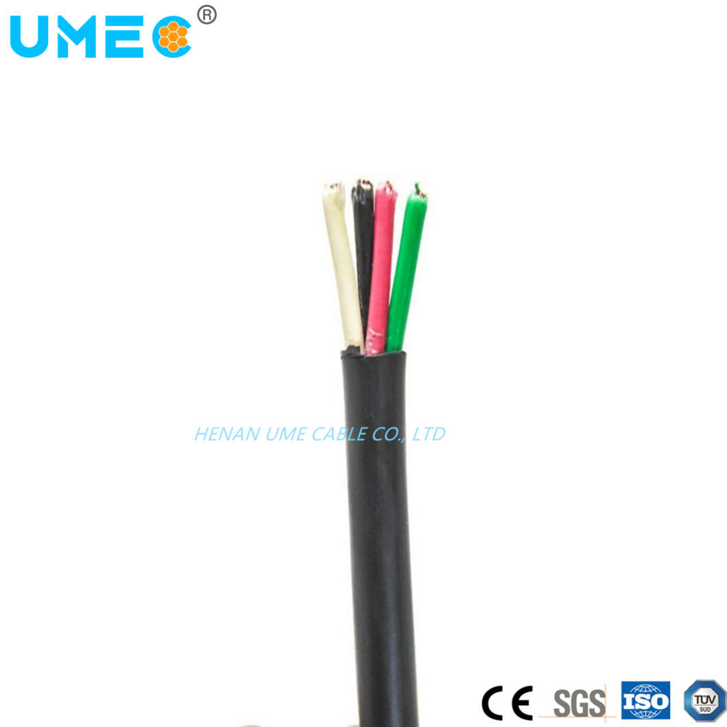 Customization 600V 2/3/4 Core PVC Insulated with Nylon Tsj Cable High Quality 3X10 3X12AWG Nylon Cable Wire Spanish