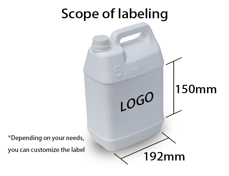 35mm Leakproof 5L 1 Gallon Chemical Containers Leakproof