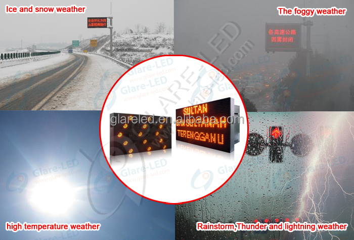 Exhibition Hall Doppler Radar Speed Sensor LED Display with Graphics Function