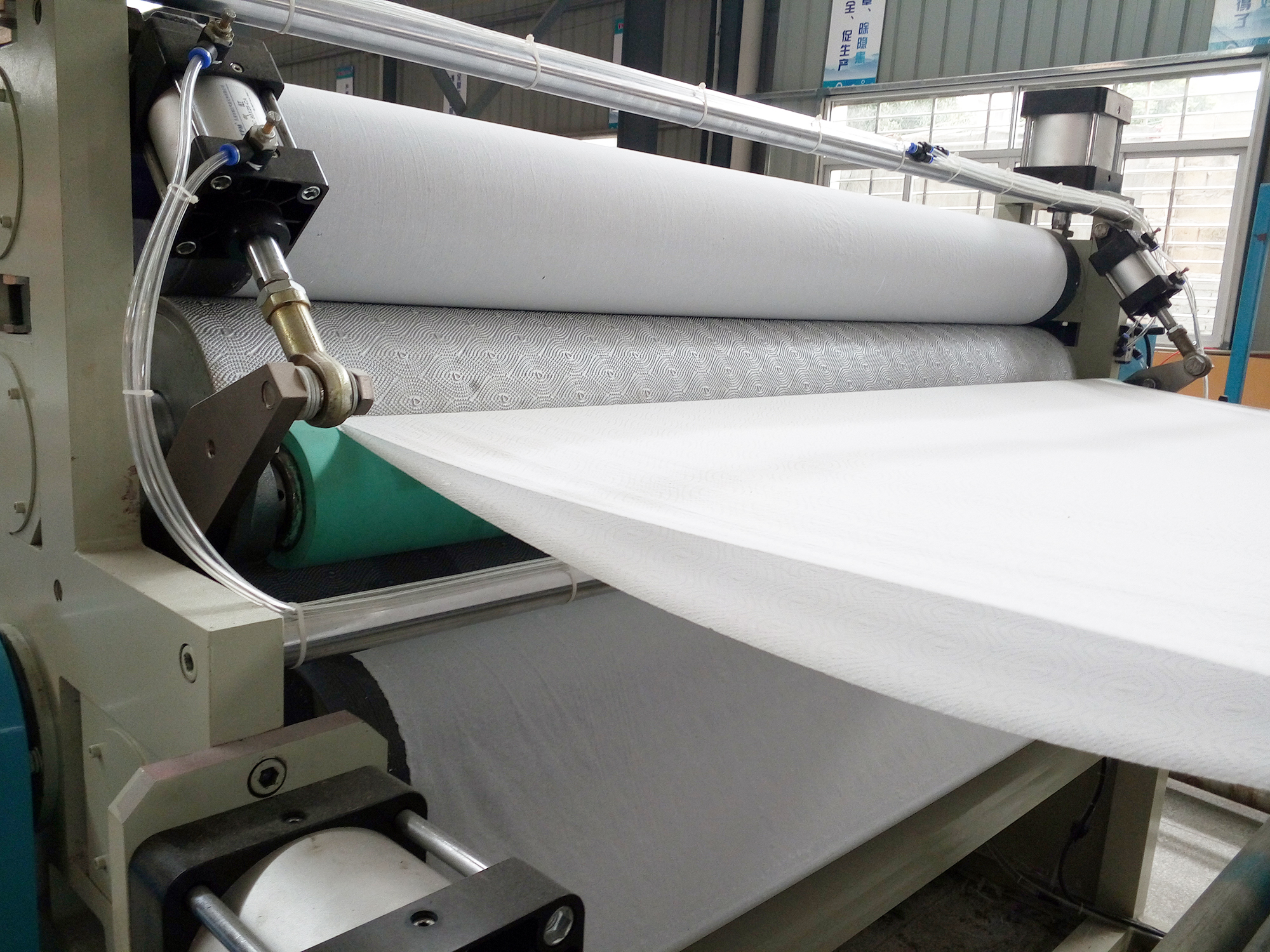 Kitchen Towel 400m/min Toilet Roll Making Machine 7.5KW