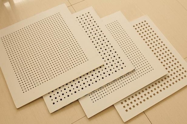 PVC Film Gypsum Ceiling Tile Board For Decorative, Gypsum Material Ceiling Panel