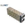 Buy cheap Press Fit 2 Ports Ganged Female SFP Cage And Connector With Heat Sink Light from wholesalers