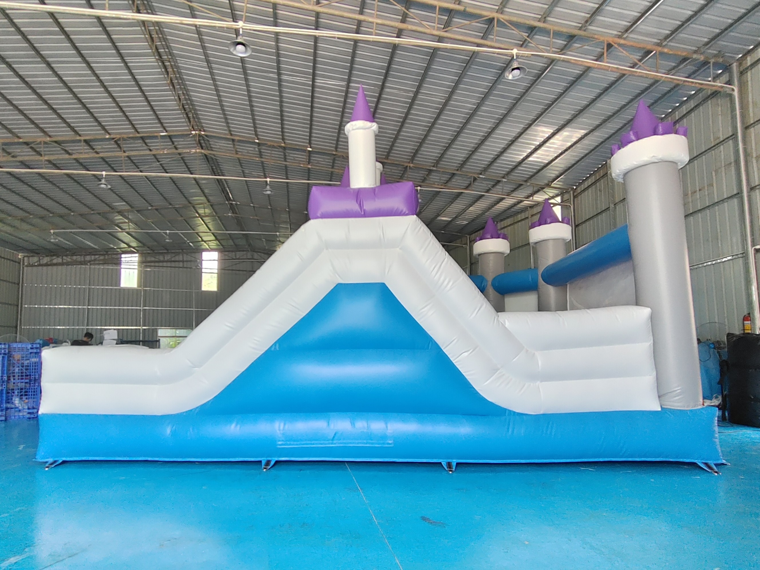 Hot Sale Inflatable Jumping House Frozen Cartoon Inflatable Slide For Party Inflatable Combo Castle For Outdoor Indoor