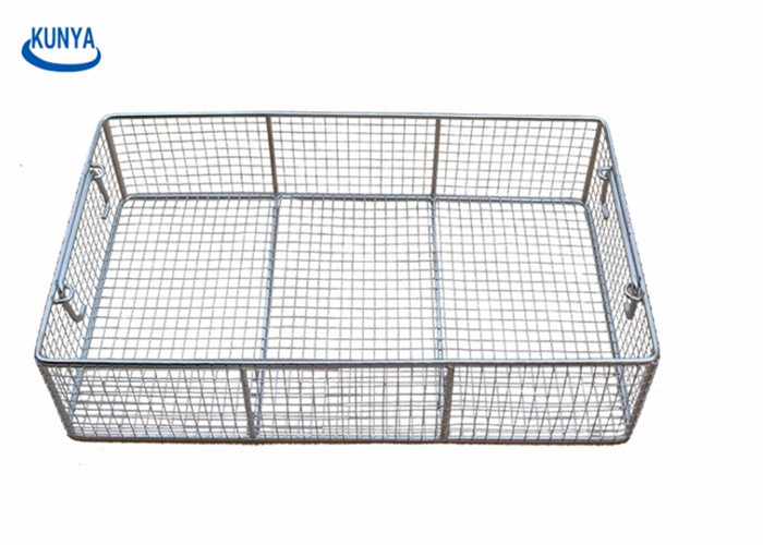 Sliding SUS304 Chicken 1.0mm Basket Woven Grille Steel Mesh