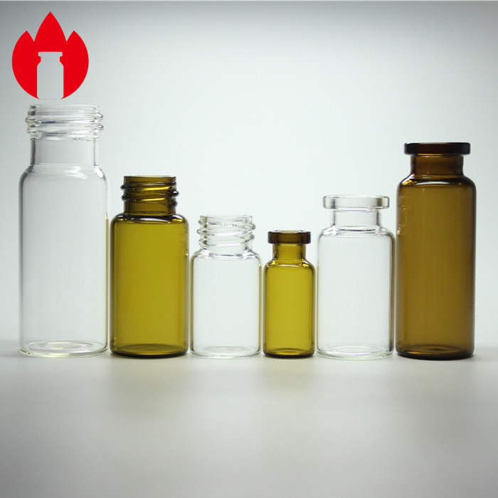 Borosilicate Glass Tube Vials 2ml 6ml 10ml 20ml Capacity Transparent Color