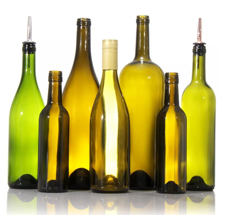 500ml/750ml/1500ml Custom Color Borosilicate Glass Wine Bottle with Green Transparency