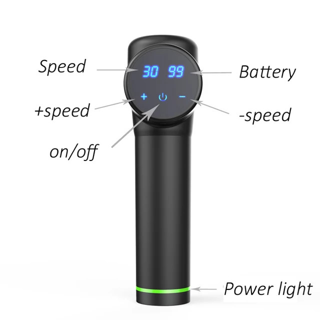 6 Heads Handheld Massage Gun For Infrared Physiotherapy