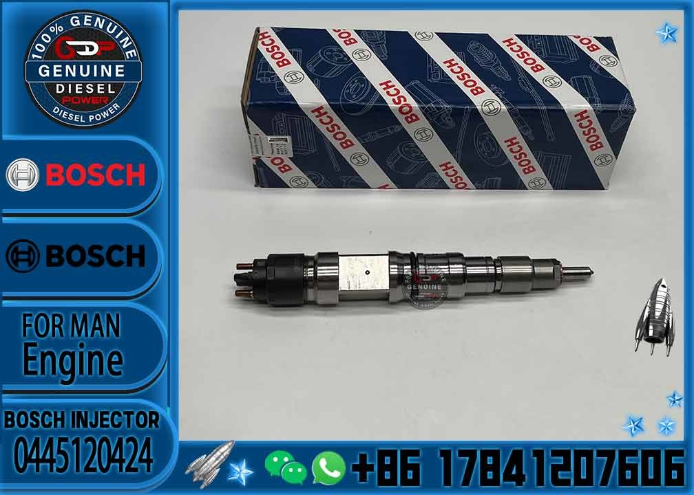 Genuine Common Rail Injector 0 445 120 421/423/424 Auto Parts Injector 0445120421 0445120423 0445120424