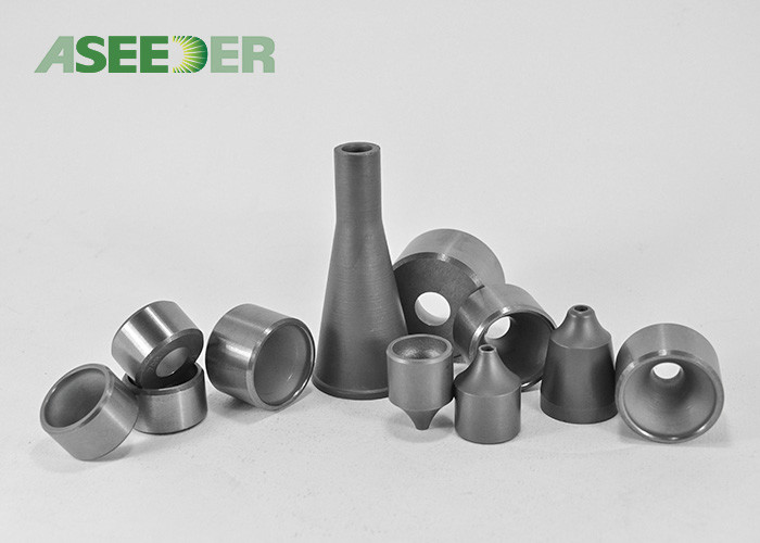 High Stability Carbide Sandblasting Nozzles Long Lifespan Circle Sandblaster Nozzle Tip