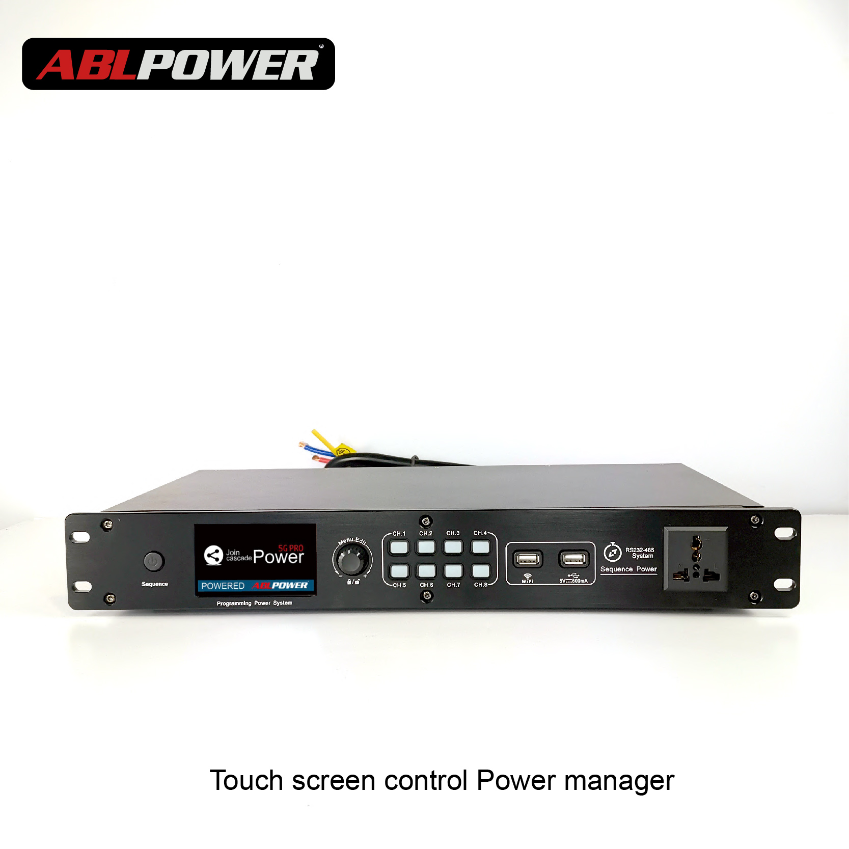 audio system equipment power supply sequencer 8 channels