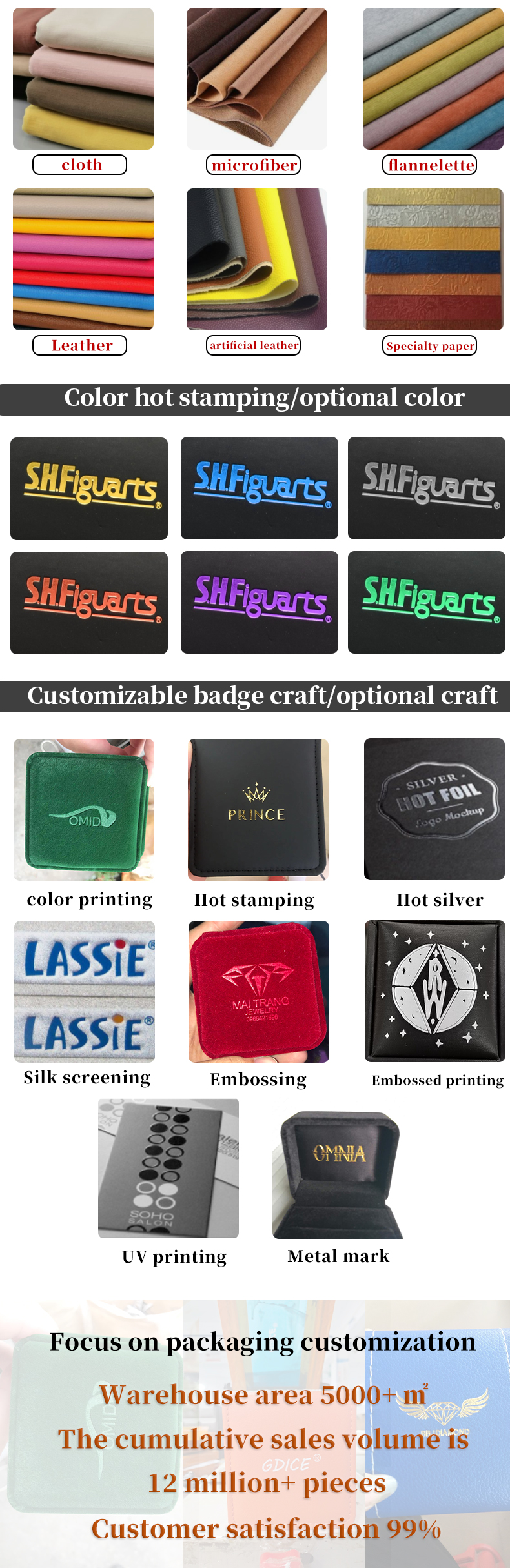 Pebble Grain Paper Watch Packaging Box Hard Luxury Storage Case custom Logo