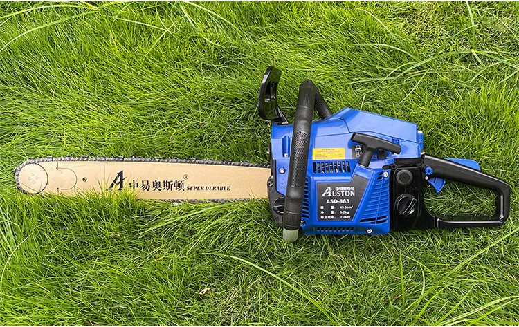 2000W 49.3CC Gasoline Powered Chain Saws Petrol Chainsaw 18 Inch