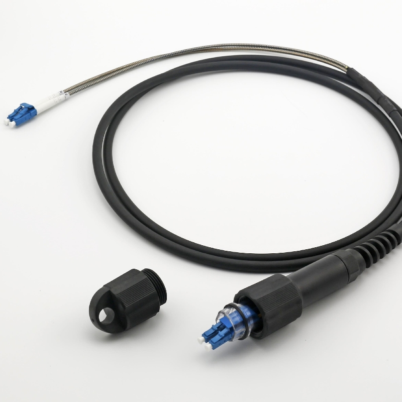 FTTH Fiber Module LC Connector PA66 Dust Proof Waterproof for Durable in Black Color