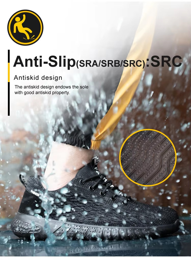 Lightweight SBP Safety Shoes Comfortable Fashion Sport Shoes Grey