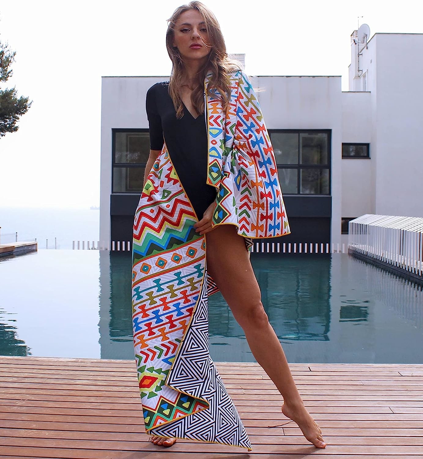 Quick Dry Heat Transfer Print Microfibre Summer Towel Sublimation Recycled Sand Free Microfiber Beach Towel