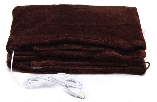 Wearable Electric Heated Clothes Shawl USB Charging 50degrees Plush Material ODM